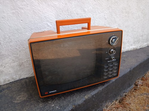 Vintage 1970s hitachi - hitachi, orange